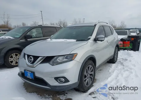 2016 Nissan Rogue Sl из США, поврежденный, VIN 5N1AT2MV1GC801666